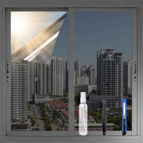 One Way Window Privacy Film with Tools (32.25 Sq Ft)