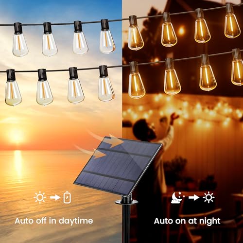 60FT Solar Globe String Lights Outdoor (60 Foot)