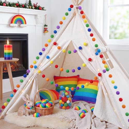 Pom Pom Garland Decorations (2 Count)
