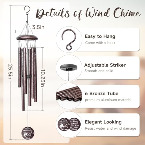 Anniversary Wind Chimes Gifts for Men Women