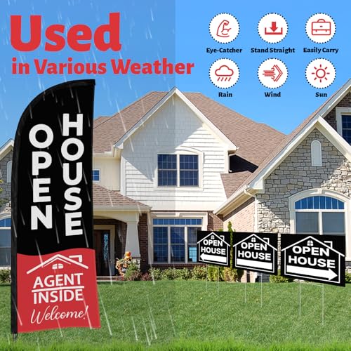 88 Pcs Open House Signs for Real Estate (88 Count)