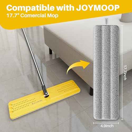 17.7 Inch Microfiber Mop Replacement Pads (2 Count)