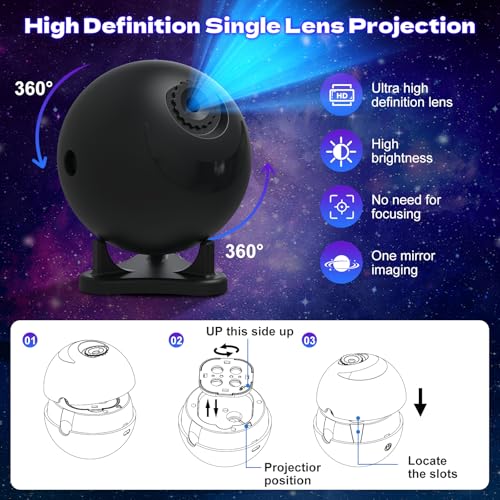 Galaxy Star Projector Night Light