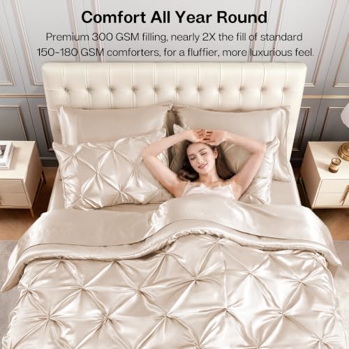 Satin California King Comforter Set