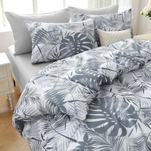 Black&Grey Bed in a Bag Queen 7 Pieces