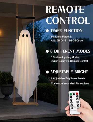 Halloween Decorations Outdoor 4.6FT Large Pre (Large)