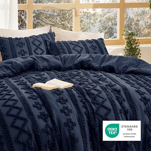 Tufted Boho Comforter Set King Size