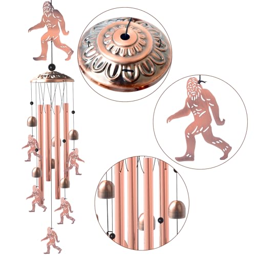 Brass Bigfoot Wind Chime