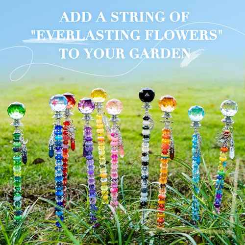 260Pcs DIY Beaded Garden Stakes