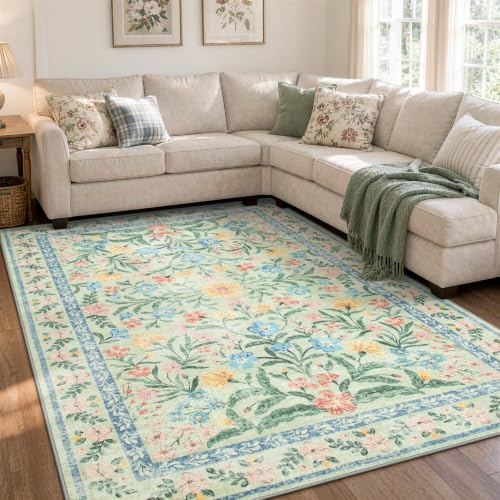 Machine Washable 5x7 Area Rug