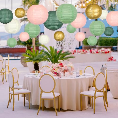 21 Pack Pastel Paper Lanterns (21 Count)