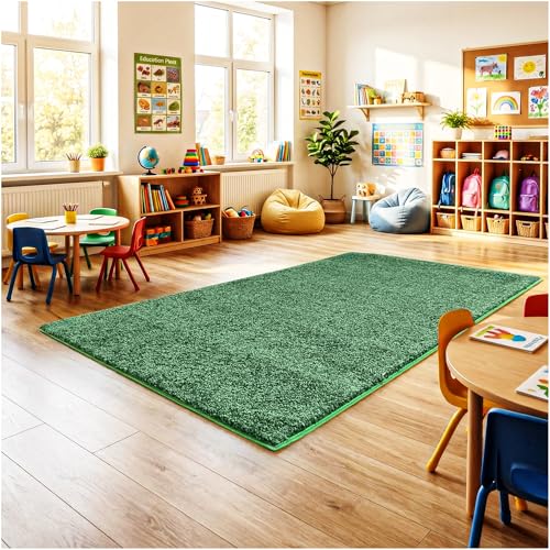 Soft & Colorful 5' x 5' Kids Classroom Area Rug