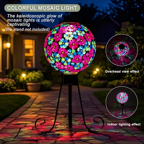 Mosaic Solar Gazing Ball