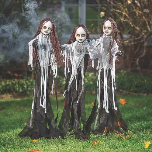 Light Up Halloween Outdoor Spooky Dolls (3 Count)