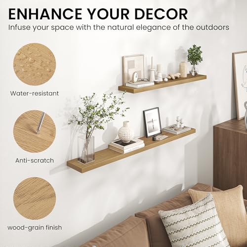 55 Inch Floating Shelves for Wall (2 Count)