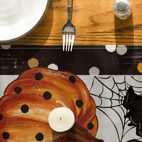 210 GSM Halloween Table Runner Home Party Decor 13x60 Inch