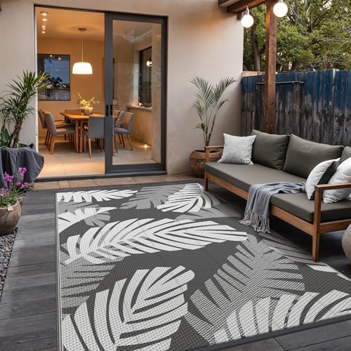 Outdoor Rug Waterproof Plastic Rugs for Patio (54 Sq Ft)