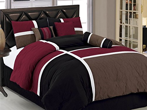 Upland 7 Piece Quilted Patchwork Comforter Set