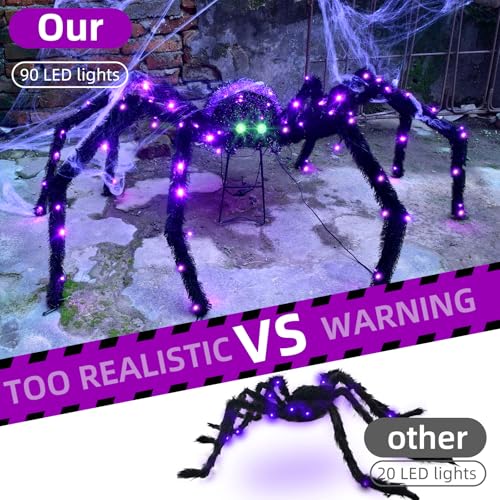 Halloween Decorations Outside Giant Spider