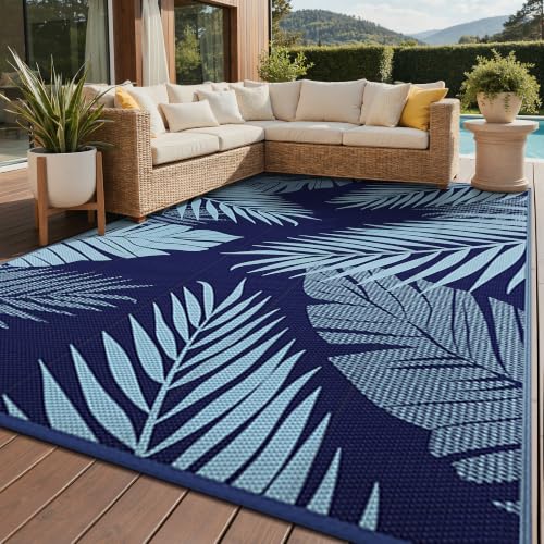 Outdoor Rug Waterproof Plastic Rugs for Patio