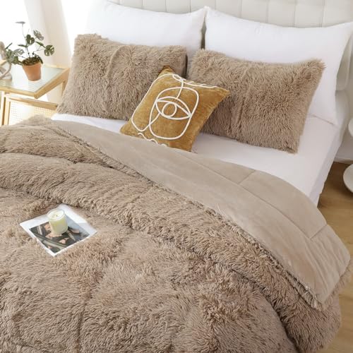 Fluffy King Size Comforter Set