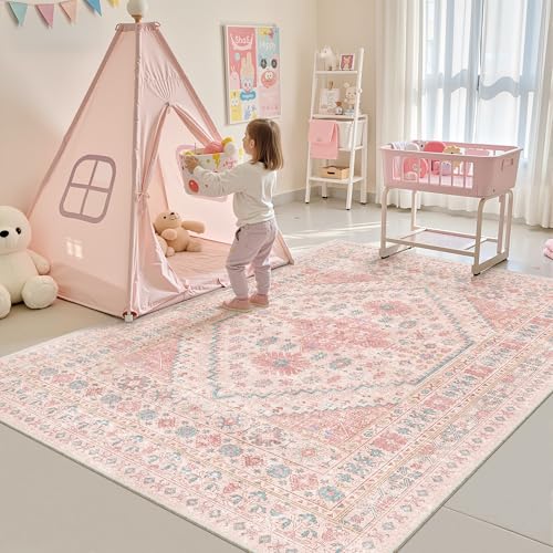 Pink Rugs for Bedroom (40 Sq Ft)