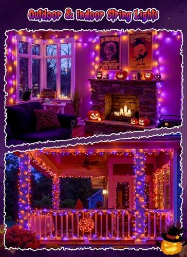 Solar Halloween String Lights Outdoor (288 Foot)