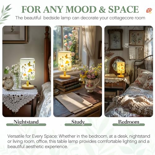 Pressed Flower Vintage Table Lamp