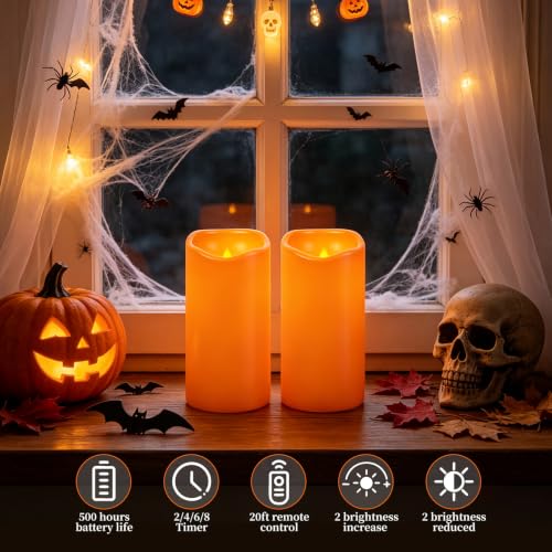 3"x6" Flameless Candles (2 Count)