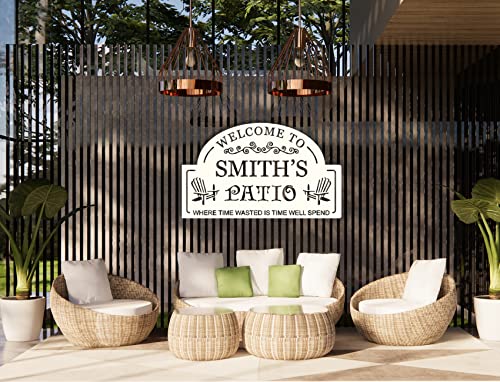 Personalized Metal Patio Sign