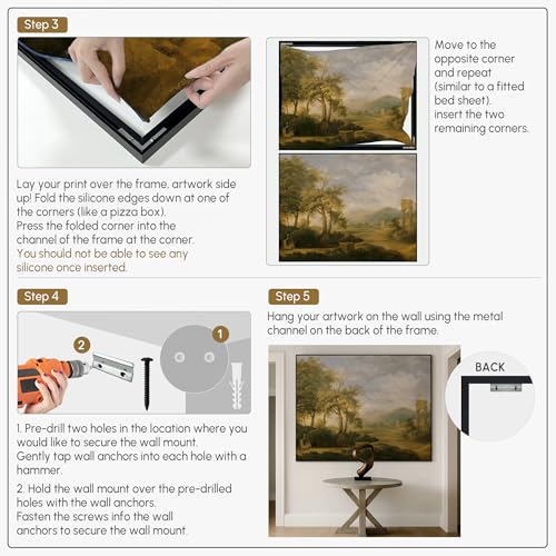 36"x46" Extra Large Framed Wall Art Soft Sand Wave Abstract Neutral Illustration for Home Living Room Bedroom Decor
