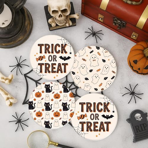 Halloween Coasters for Drinks (6 Count)
