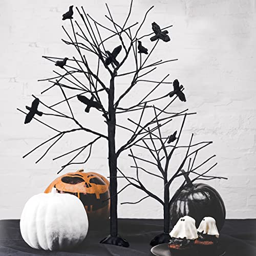 2 Pcs Halloween Village Trees Halloween Village Accessories (2 Count)