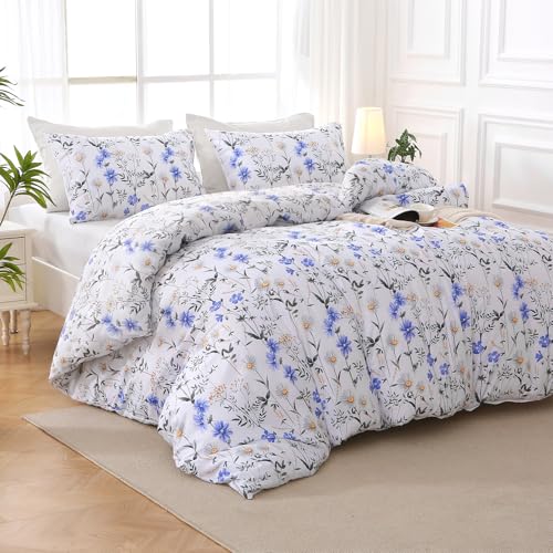Blossom Blue Full Comforter Set