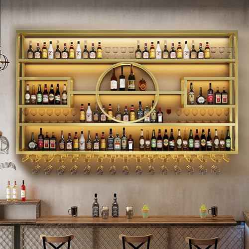 63in Large Wall Mounted Wine Rack