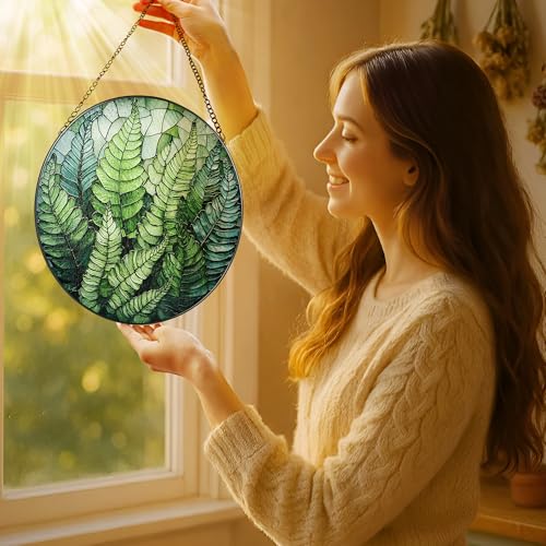 8'' Fern Plant Sun Catcher Ornament