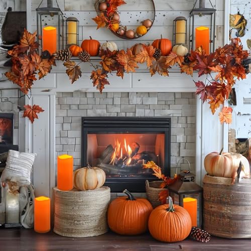 8" x 4" Large Outdoor Flameless Candles