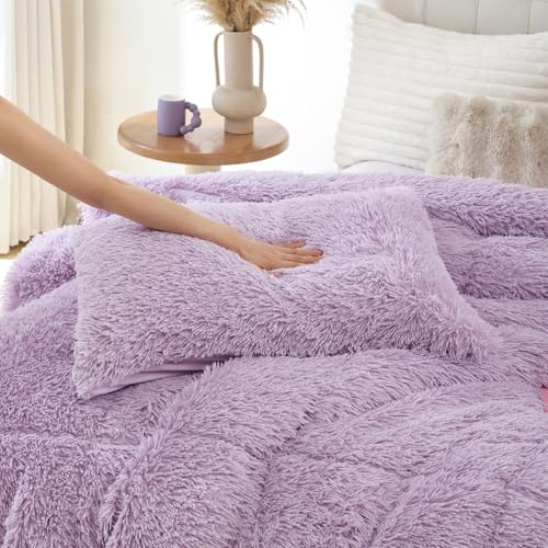 Fluffy King Size Comforter Set