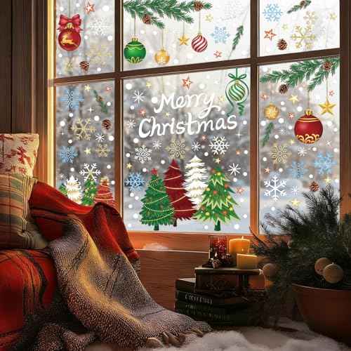 Merry Christmas Window Clings (173 Count)