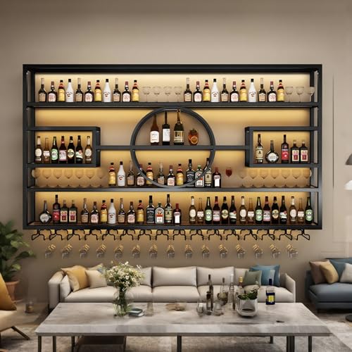 47.2in Large Wall Mounted Wine Rack