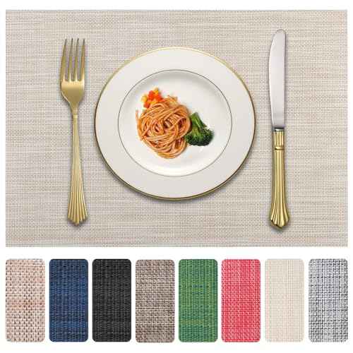 Vinyl Placemats Set of 8 (4 Count)