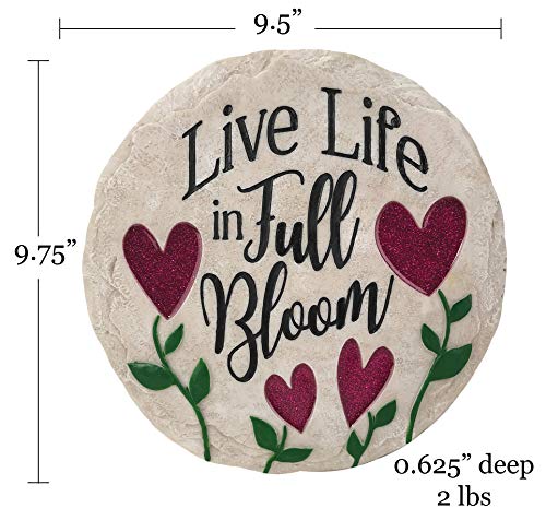 Garden Décor Life in Full Bloom Stepping Stone