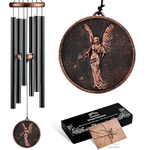 34" Angel Wind Chimes for Outside