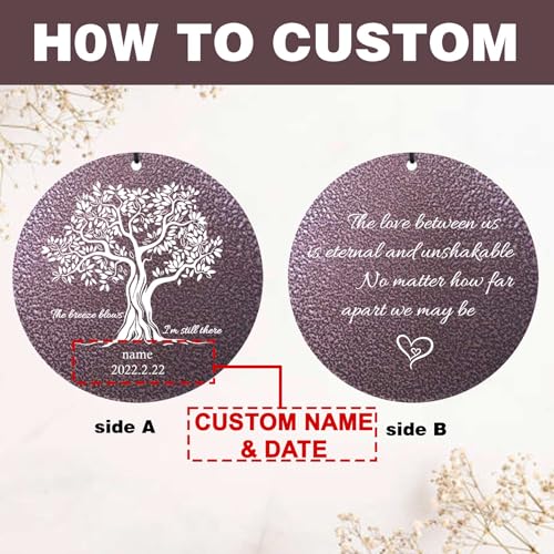 Personalized Wind Chimes for Loss of Mother
