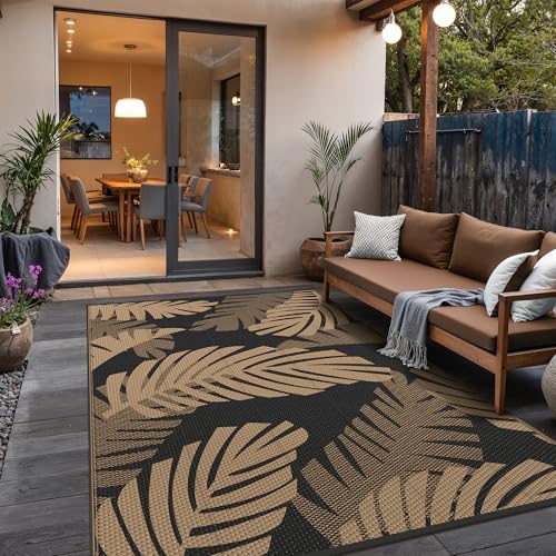 Outdoor Rug Waterproof Plastic Rugs for Patio (40 Sq Ft)