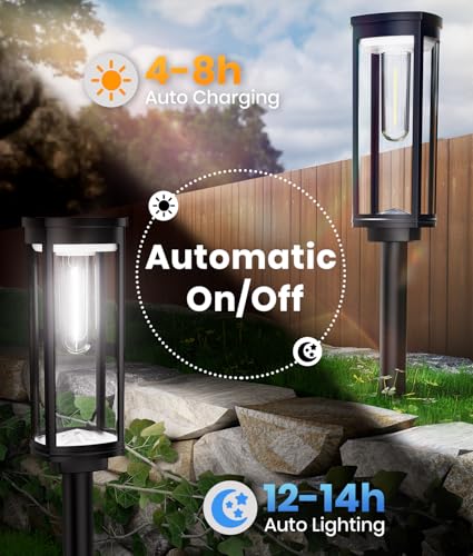 Solar Pathway Lights Outdoor (12 Count)