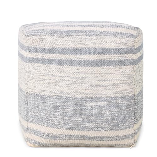 Pouf with Filler Cube Bean Bag Pouffe