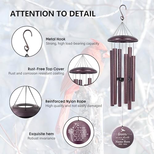 Memorial Wind Chimes for Loss of Lover One
