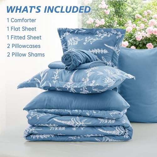 Ice Blue Full Comforter Set