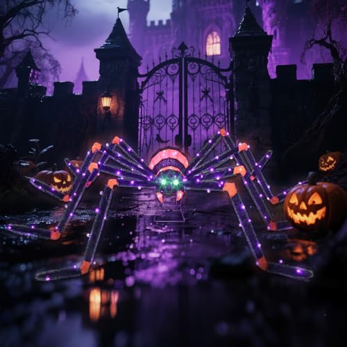 Halloween Decorations Giant Spider 6.8ft
